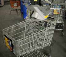 SHOPPING CART WITH SEAT